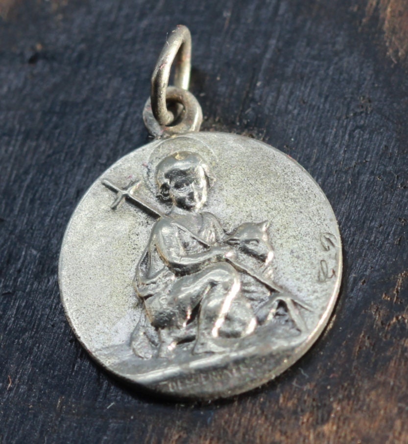 Rare Médaille Saint Jean Baptiste
