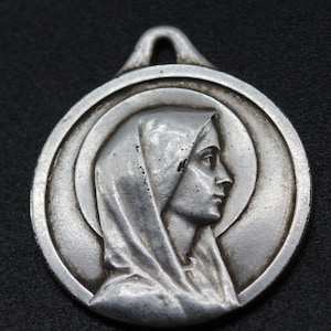 Virgin mary medal
