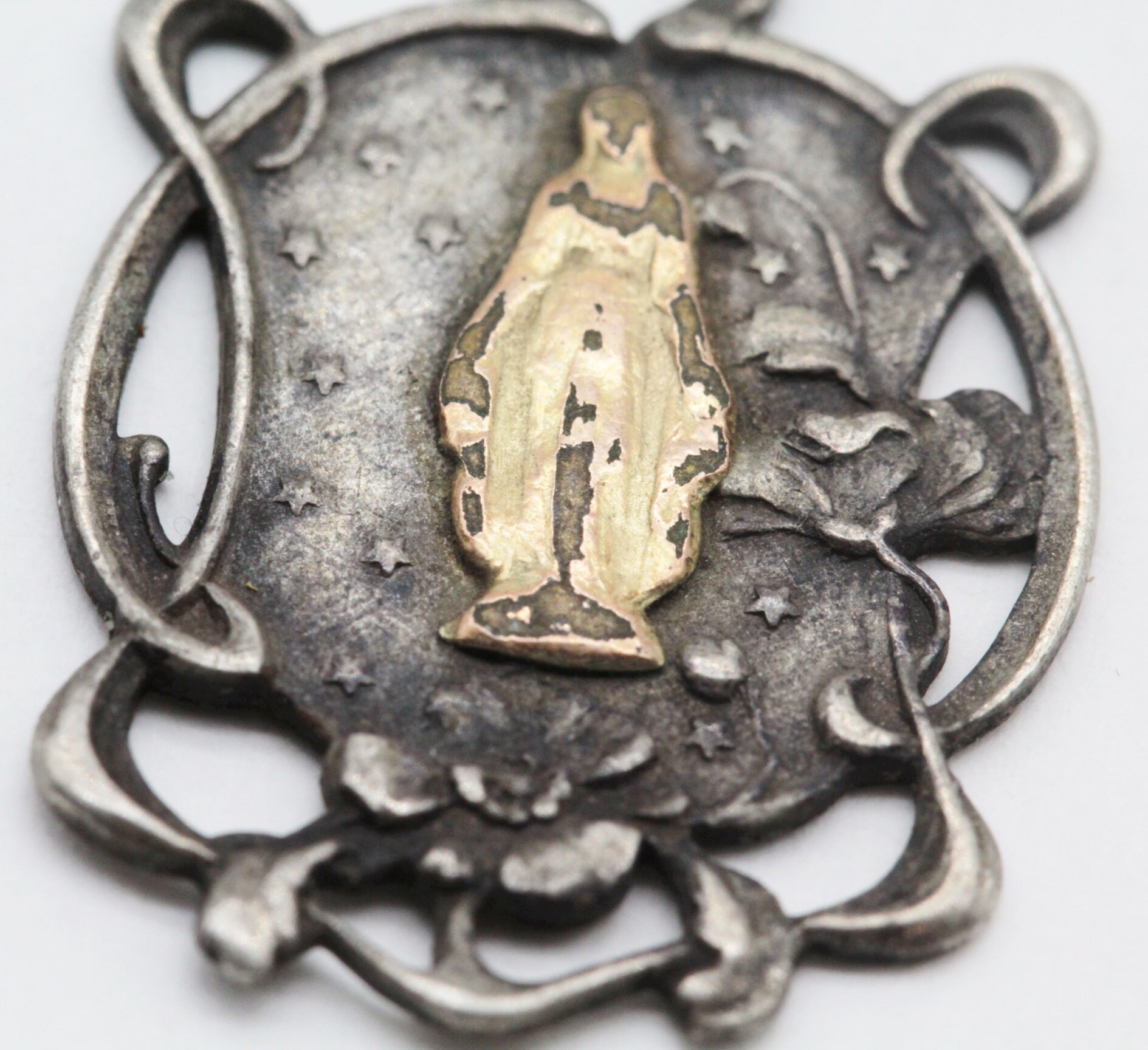 Ancienne Médaille Vierge Marie
