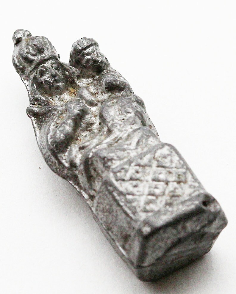 Ancienne Petite Statuette Vierge Marie et L'enfant