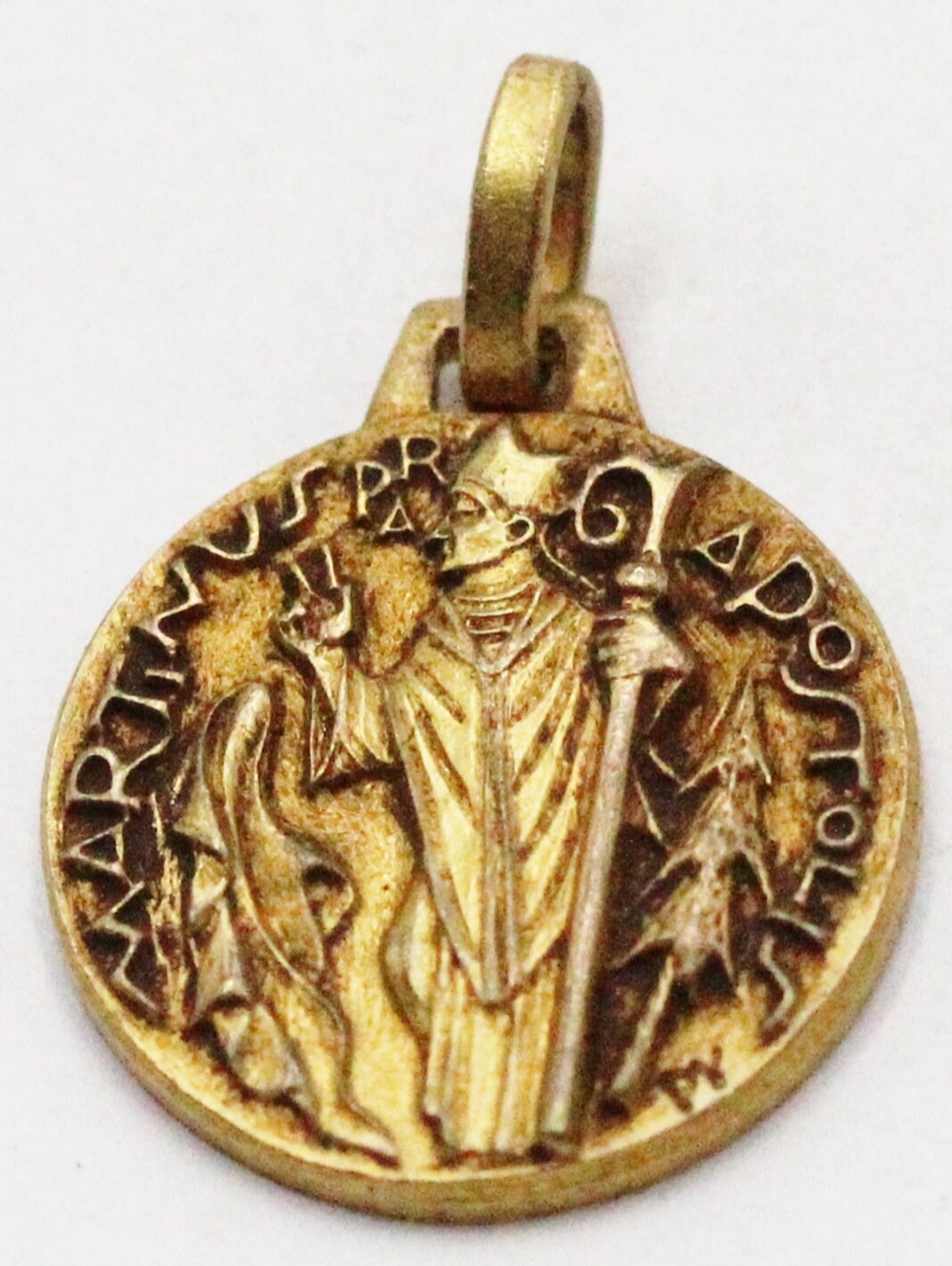 Ancienne Médaille Religieuse Saint Martin Par Ferdinand Py