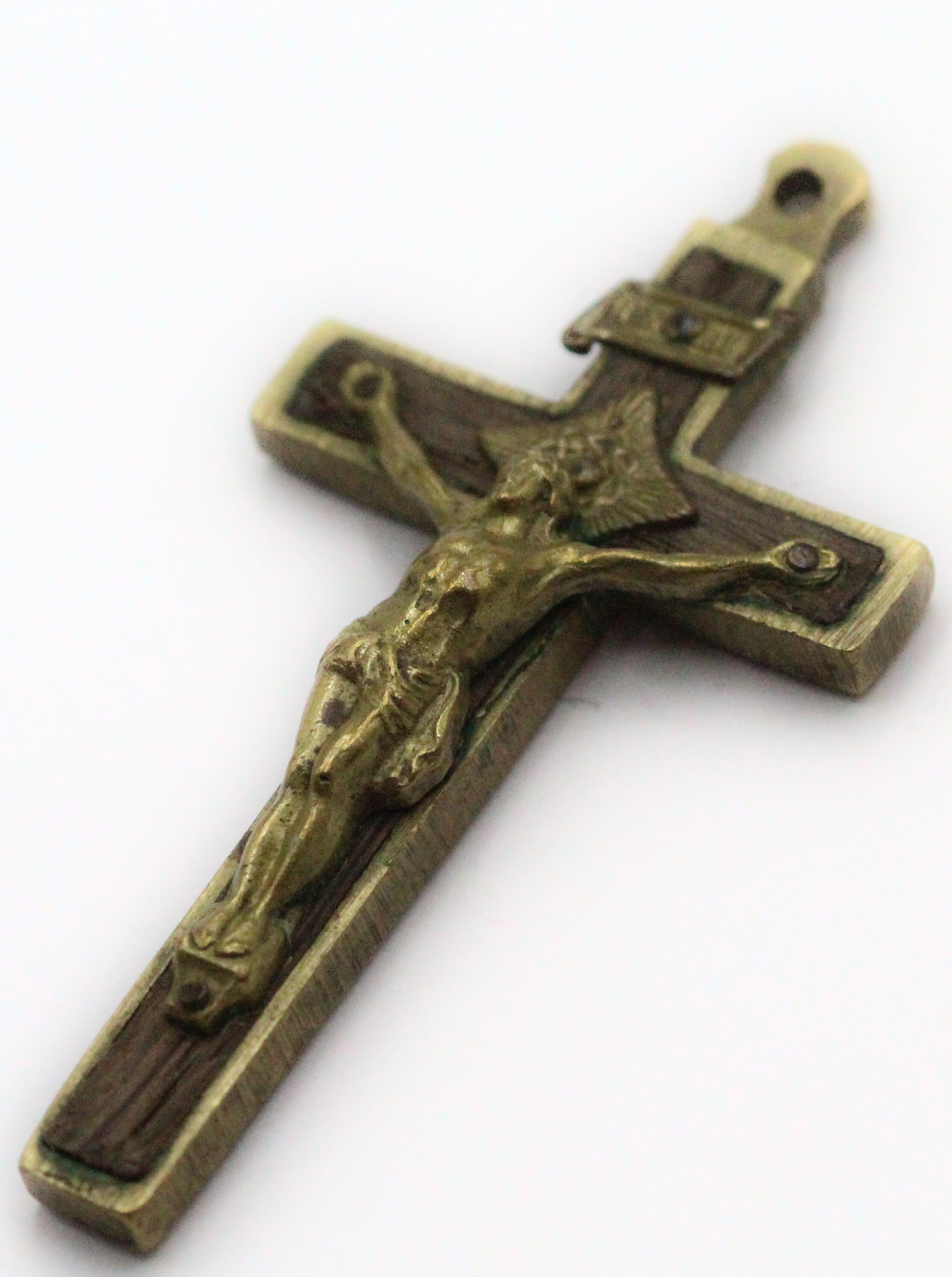 Ancienne Croix Pectorale Bois