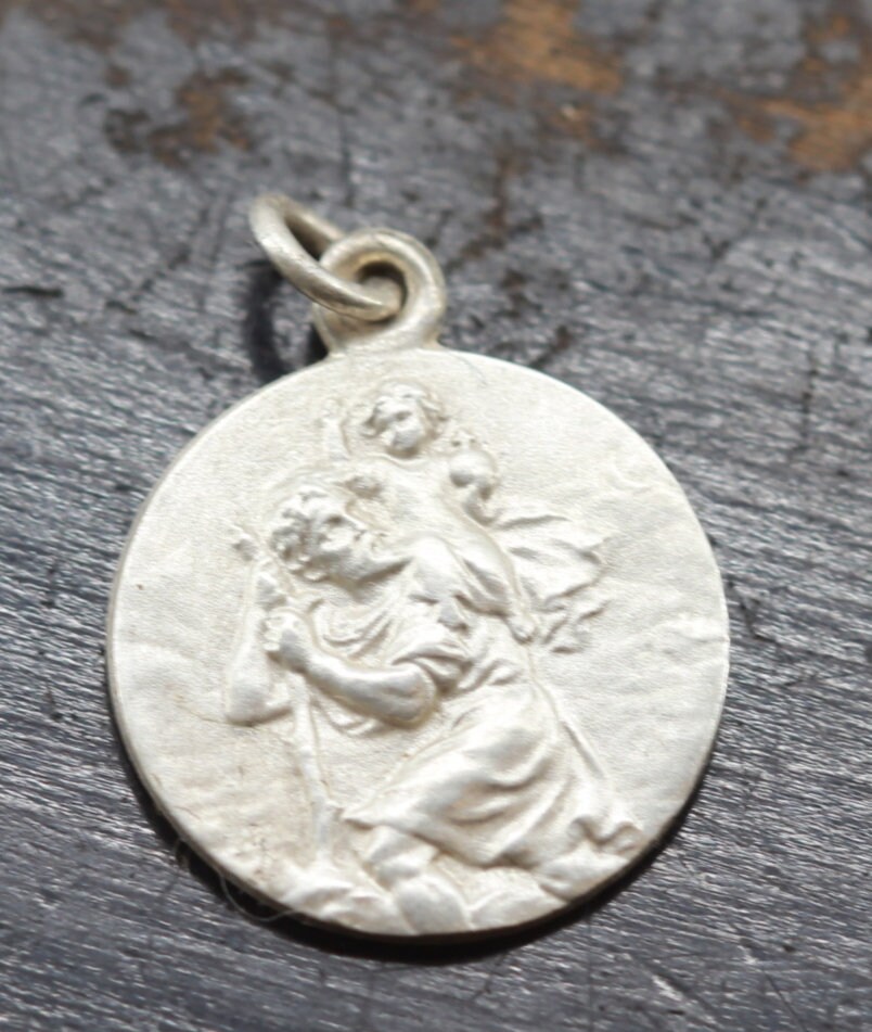 Ancienne Médaille Religieuse de Saint Christophe