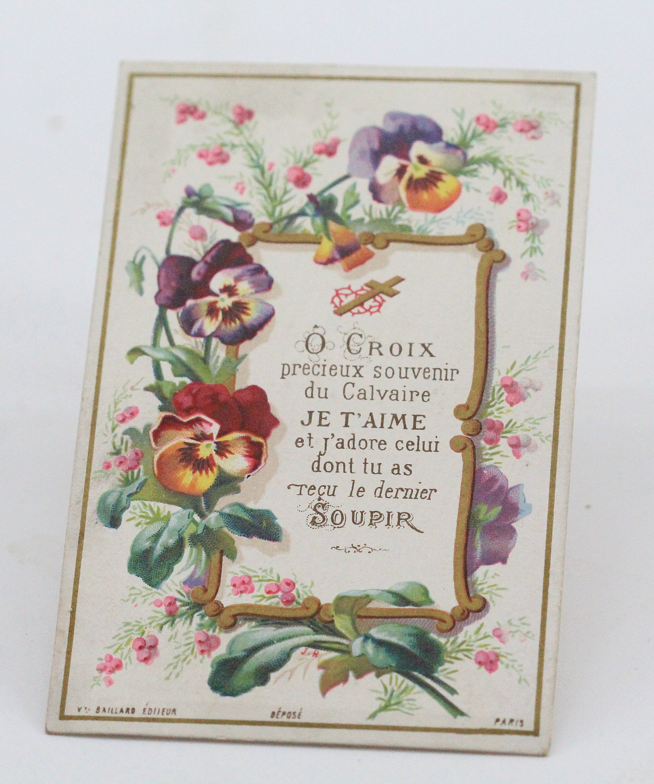 Ancienne Image Pieuse