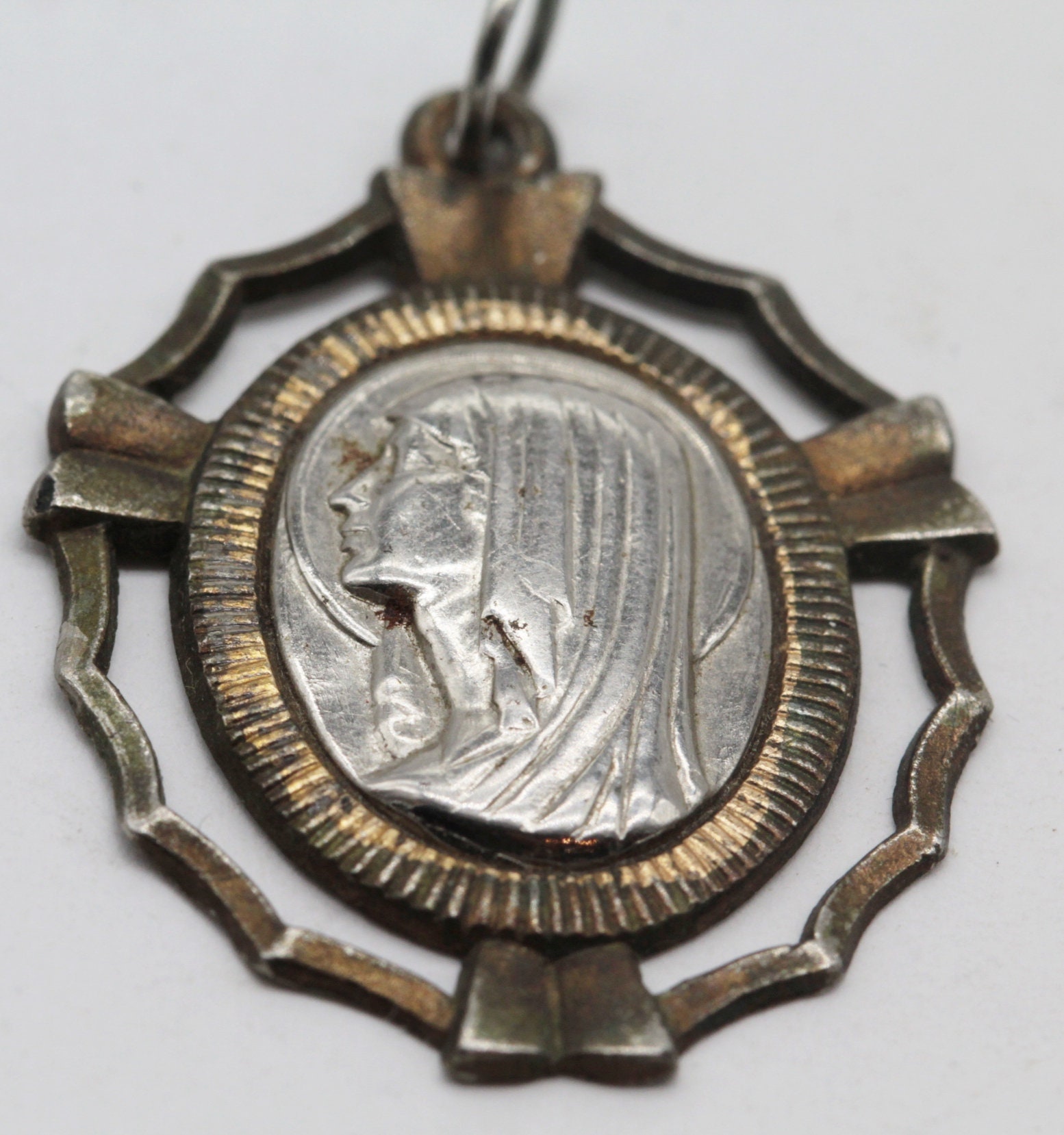 Ancienne Médaille Vierge Marie