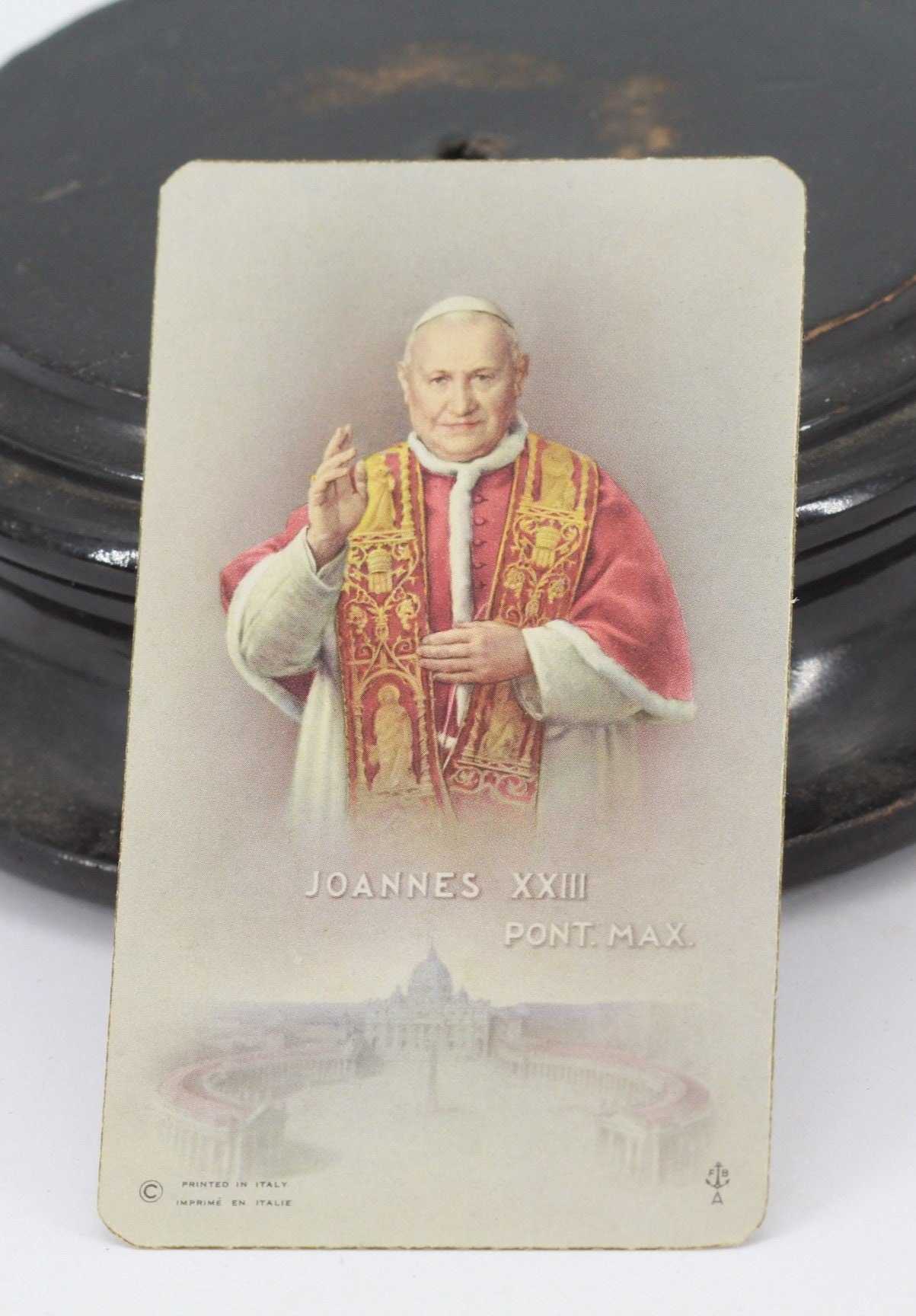 Ancienne Image Pieuse Du Pape Jean Xxiii