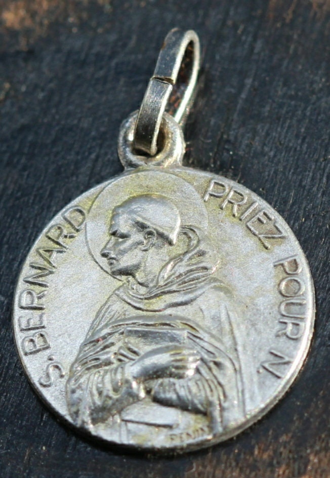 Rare Médaille Saint Bernard Vezelay Par Penin