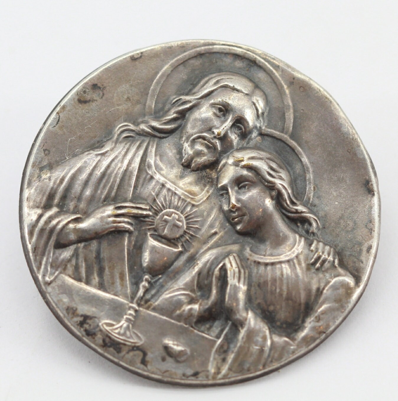 Rare Grande Médaille de Communion