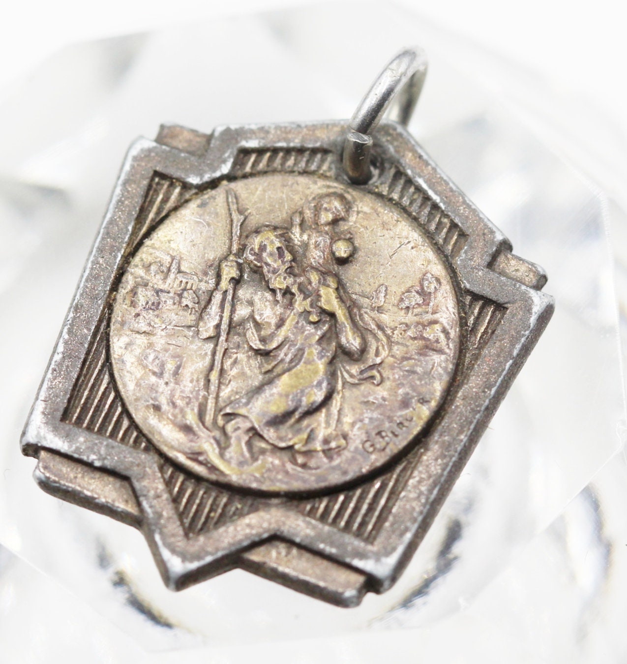 Rare Médaille Saint Christophe
