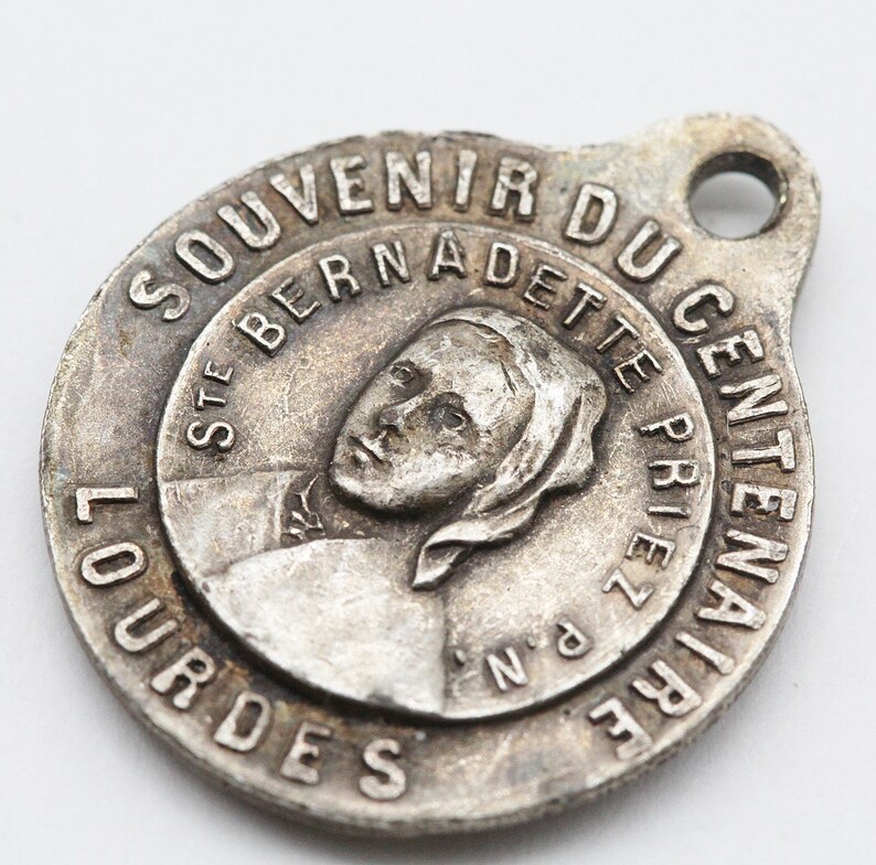 Saint Bernadette medal image 0