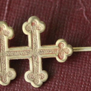 2 Broches Anciennes En Argent Sterling - Thème Alsace-Lorraine Avec Cigogne - Antiquité Régionale
