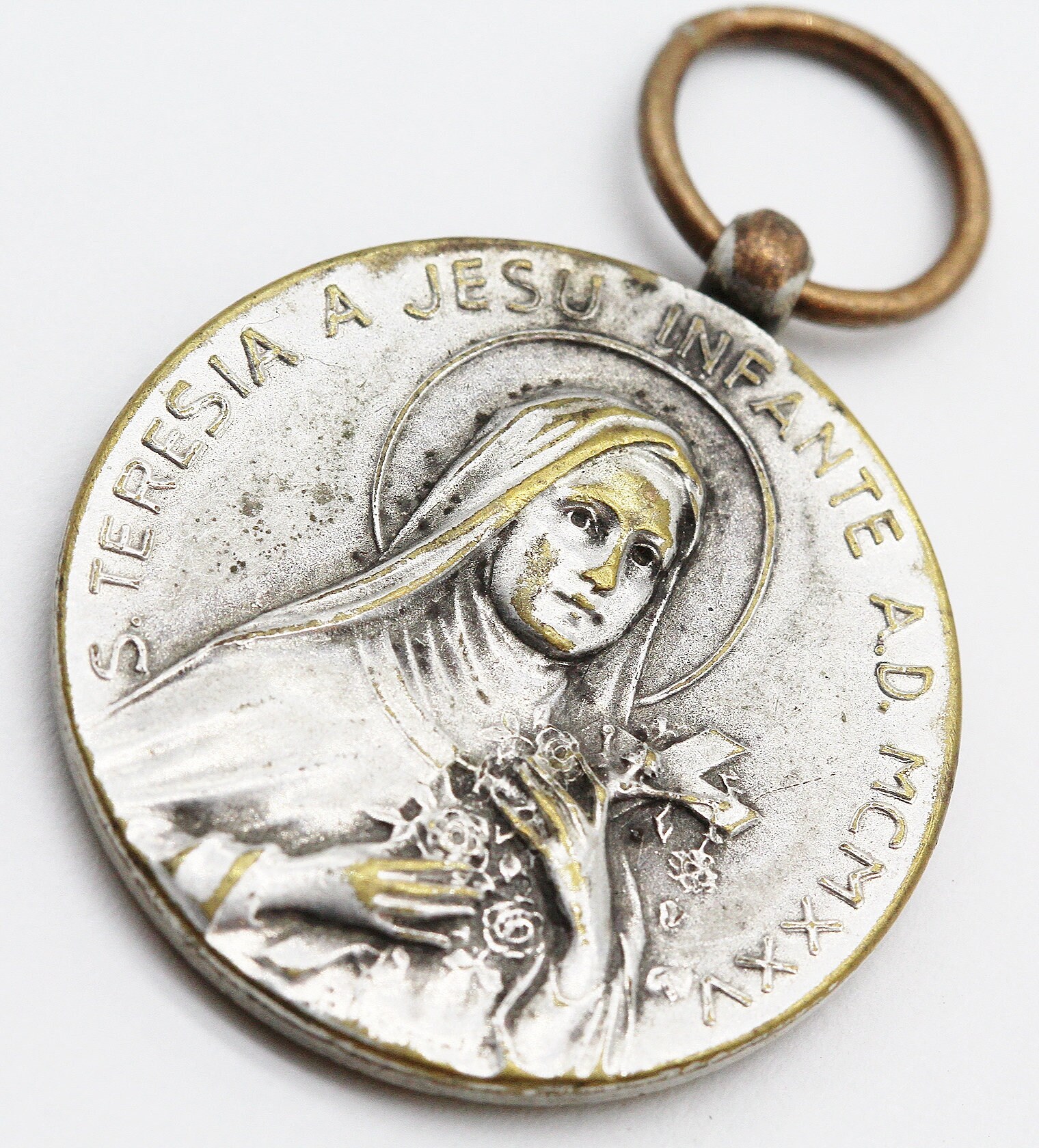 Rare Ancienne Médaille Religieuse Sainte Thérèse