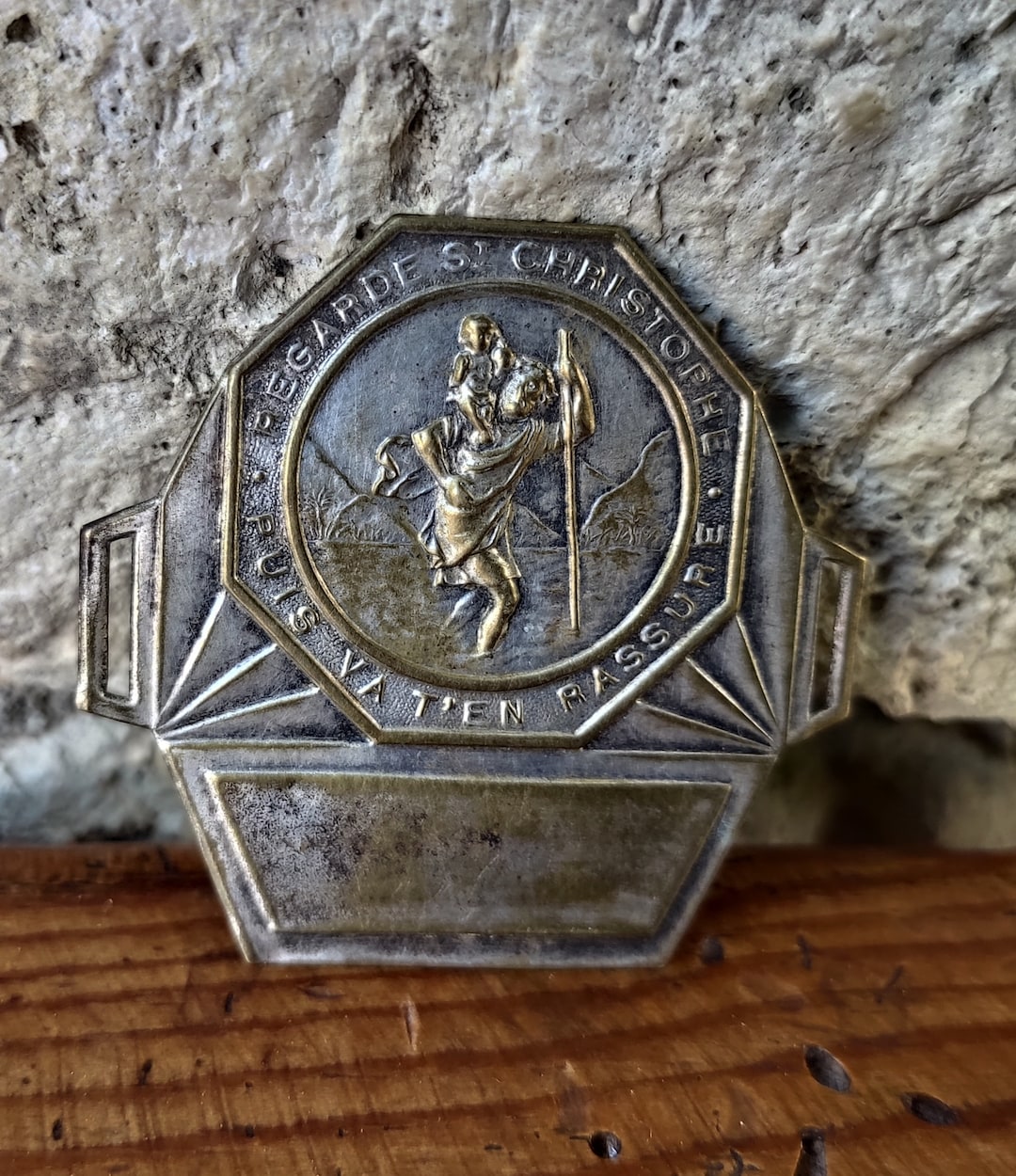 PLQ132 - PLAQUE VELOS CYCLES SAINT CRHISTOPHE