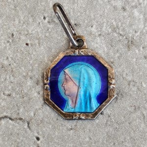 Virgin Mary Lourdes Medal