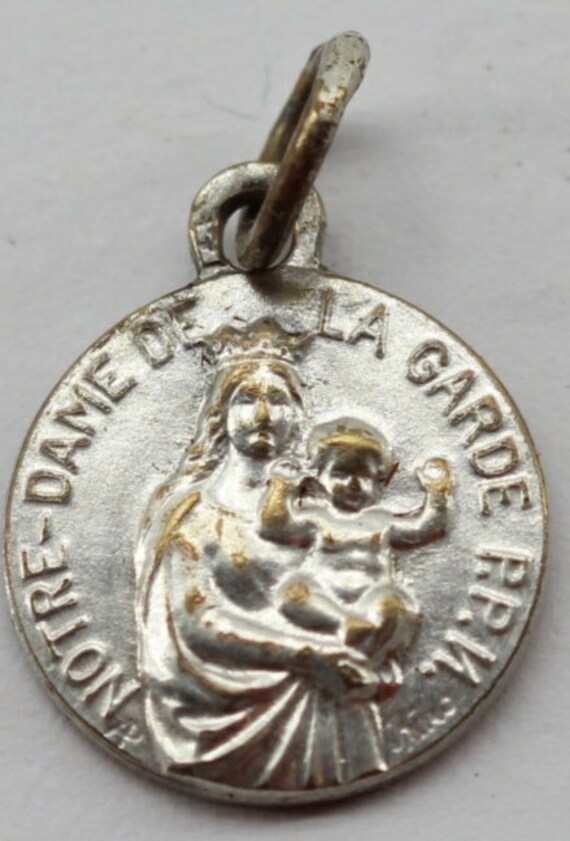 Ancienne Petite Médaille Notre Dame de La Garde Par Karo