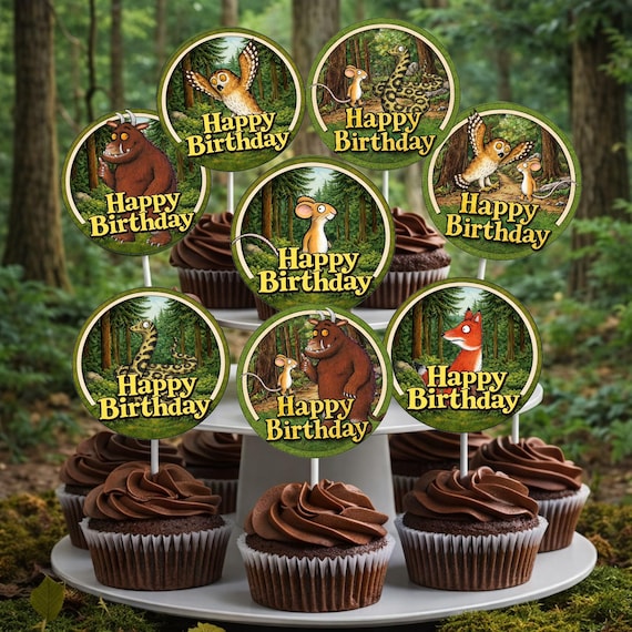 Gruffalo Party Food Labels Printable - Gruffalo Crumble - Forest Party Decorations - Instant Download  2 ZIP Folder  JPEG