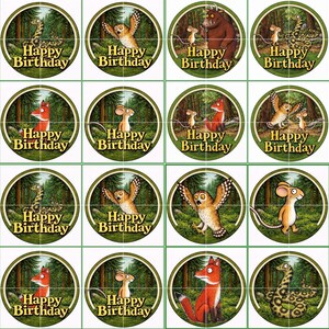 Gruffalo Party Food Labels Printable - Gruffalo Crumble - Forest Party Decorations - Instant Download 2 ZIP Folder JPEG image 2