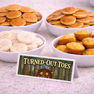 Gruffalo Party Food Labels Printable - Kids Birthday Buffet Tent Cards - Forest Party Decorations - Instant Download 2 ZIP Folder 16 JPEG image 7