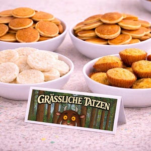 Gruffalo Birthday Food Labels - Printable Place Cards for Children's Birthday Parties - Instant Download (2 ZIP folders, 16 JPEG files) image 8