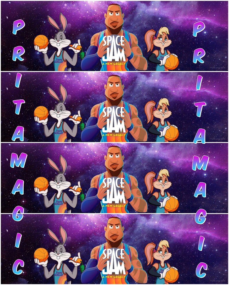 Space Jam 2 water bottle label Etsy Schweiz