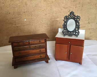 Vintage Style DIY 1//25 Dollhouse Couch Sofa Chair Miniature Furniture Toy #2