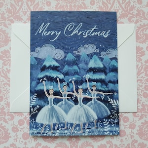 Weihnachtskarte Nussknacker "Merry Christmas", Klappkarte Weihnachten