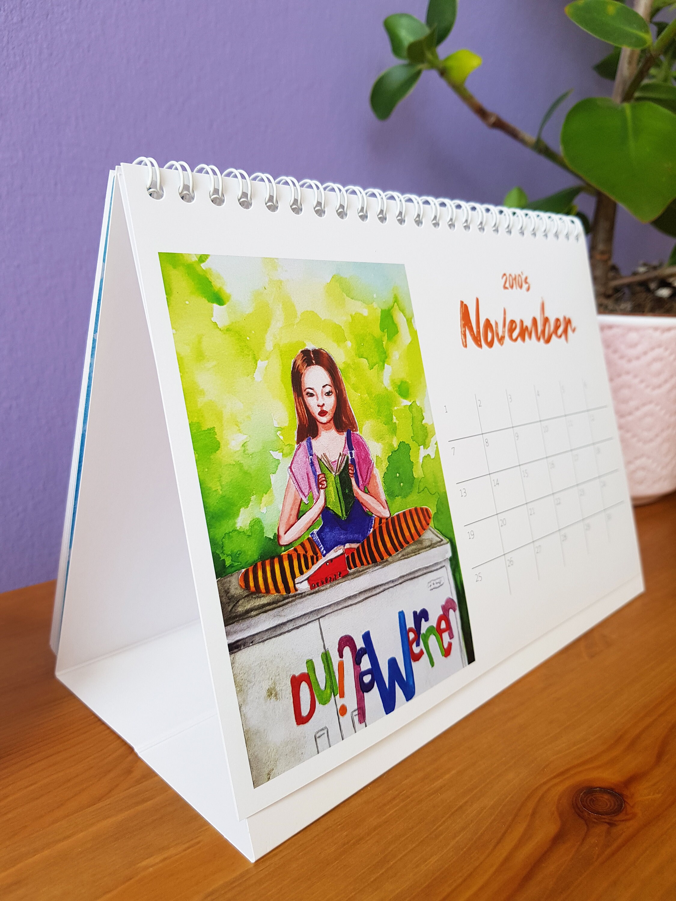 Zeitloser Kalender Mode-Illustrationen aus zwölf Jahrzehnten  Etsy