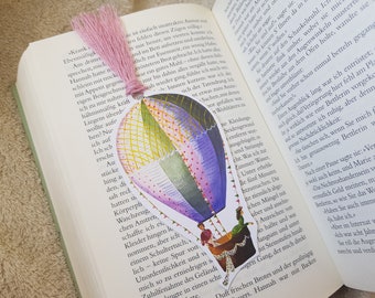 Hot Air Balloon Bookmark - Etsy