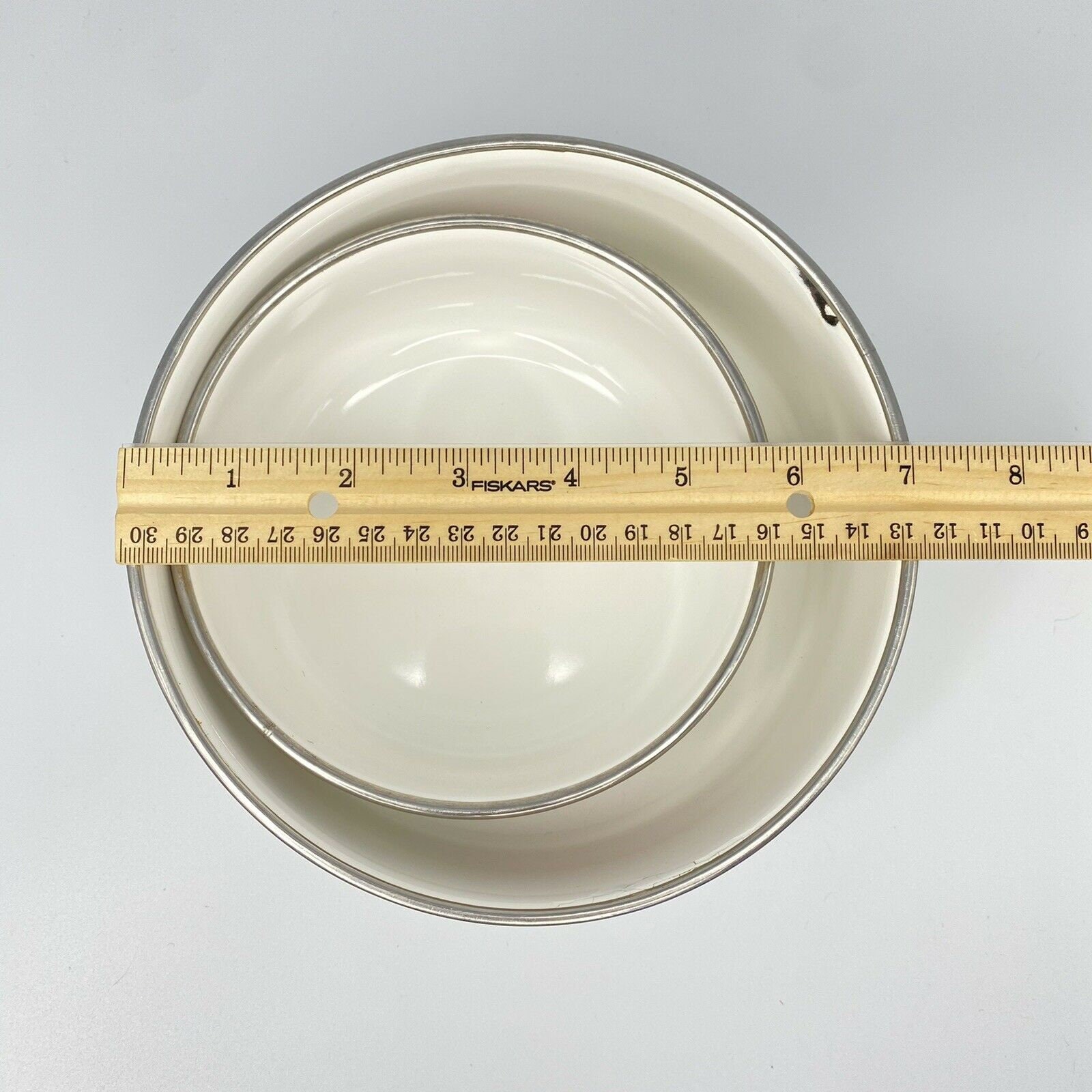 Kobe Bowls Designed Exclusively for Jcpenney 1980s Enamel & Metal White