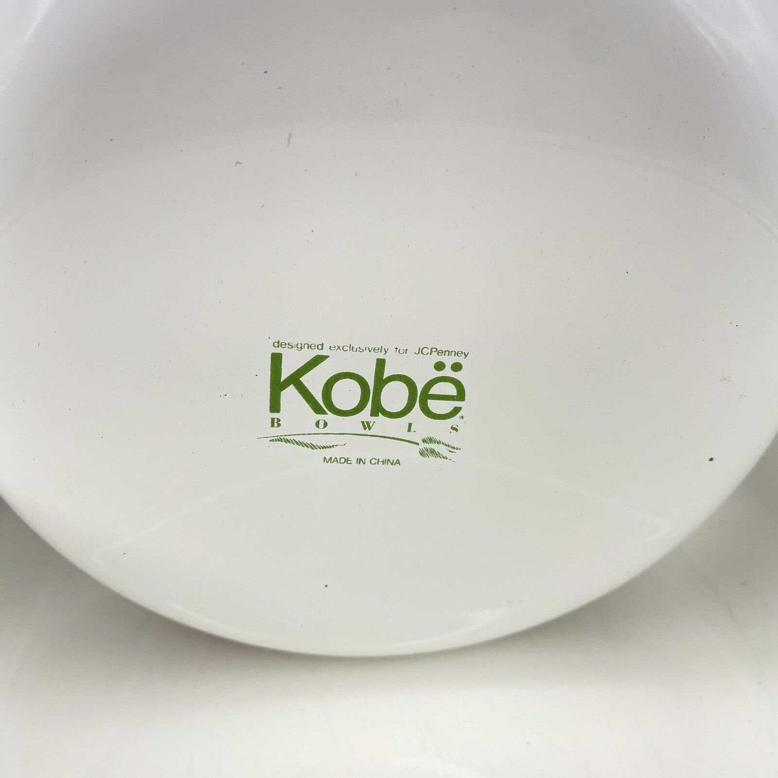 Kobe Bowls Designed Exclusively for Jcpenney 1980s Enamel & Metal White