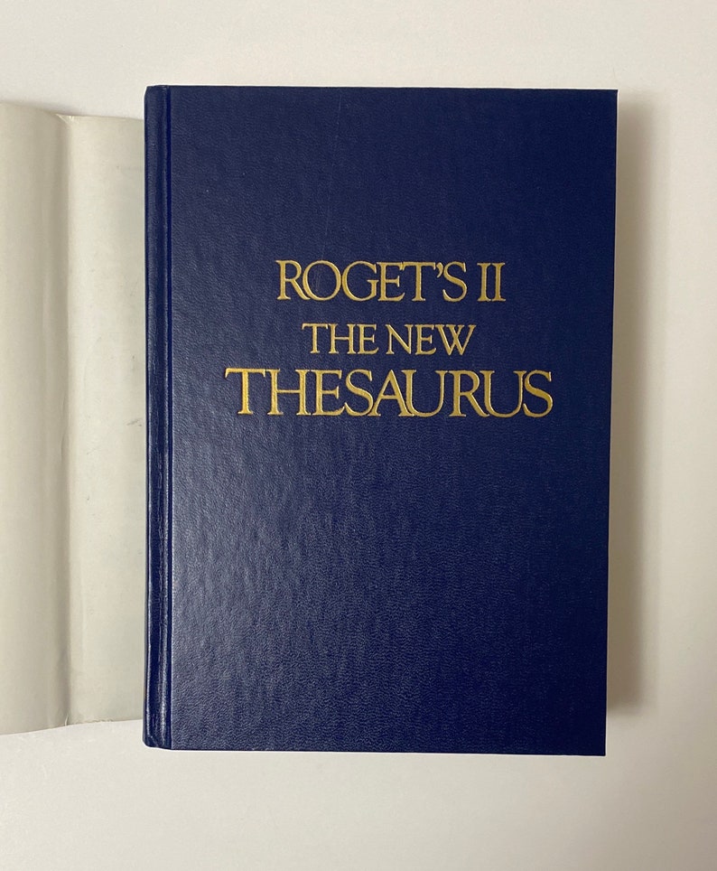 Rogets II 1980 the New Thesaurus Thumb Indexed by the Editors Etsy