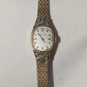 Vintage gold tone Caravelle watch