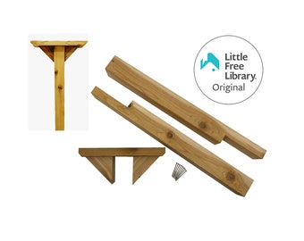 LITTLE FREE LIBRARY® Post and Topper Kit, Amish crafted, Support the Nonprofit that Builds Community and Expands Book Access