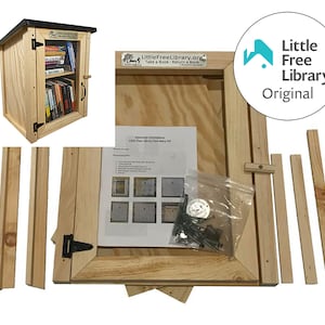 LITTLE FREE LIBRARY® Two Story Kit with Official Charter Sign & World Map Access Included, Support the Nonprofit that Expands Book Access