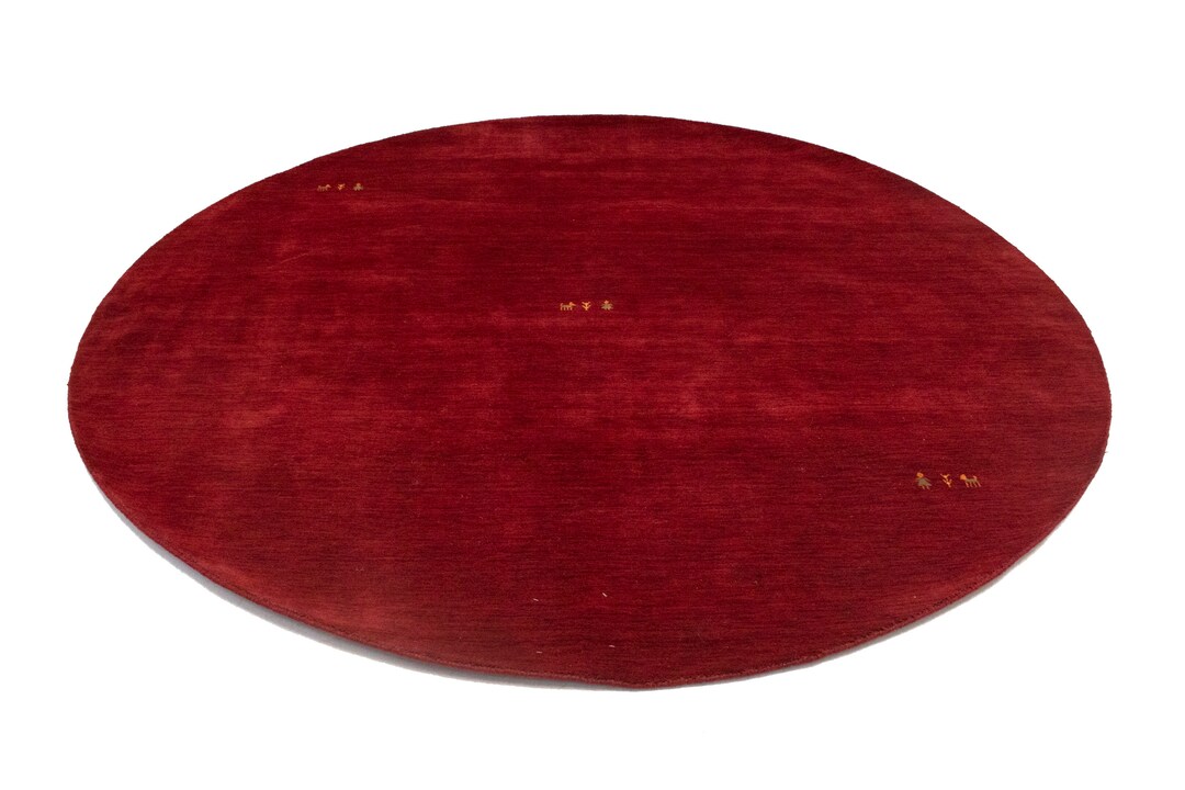 Round Maroon Rug Maroon Red 8x8 Modern Solid Color Tribal Round Rug Oriental ...