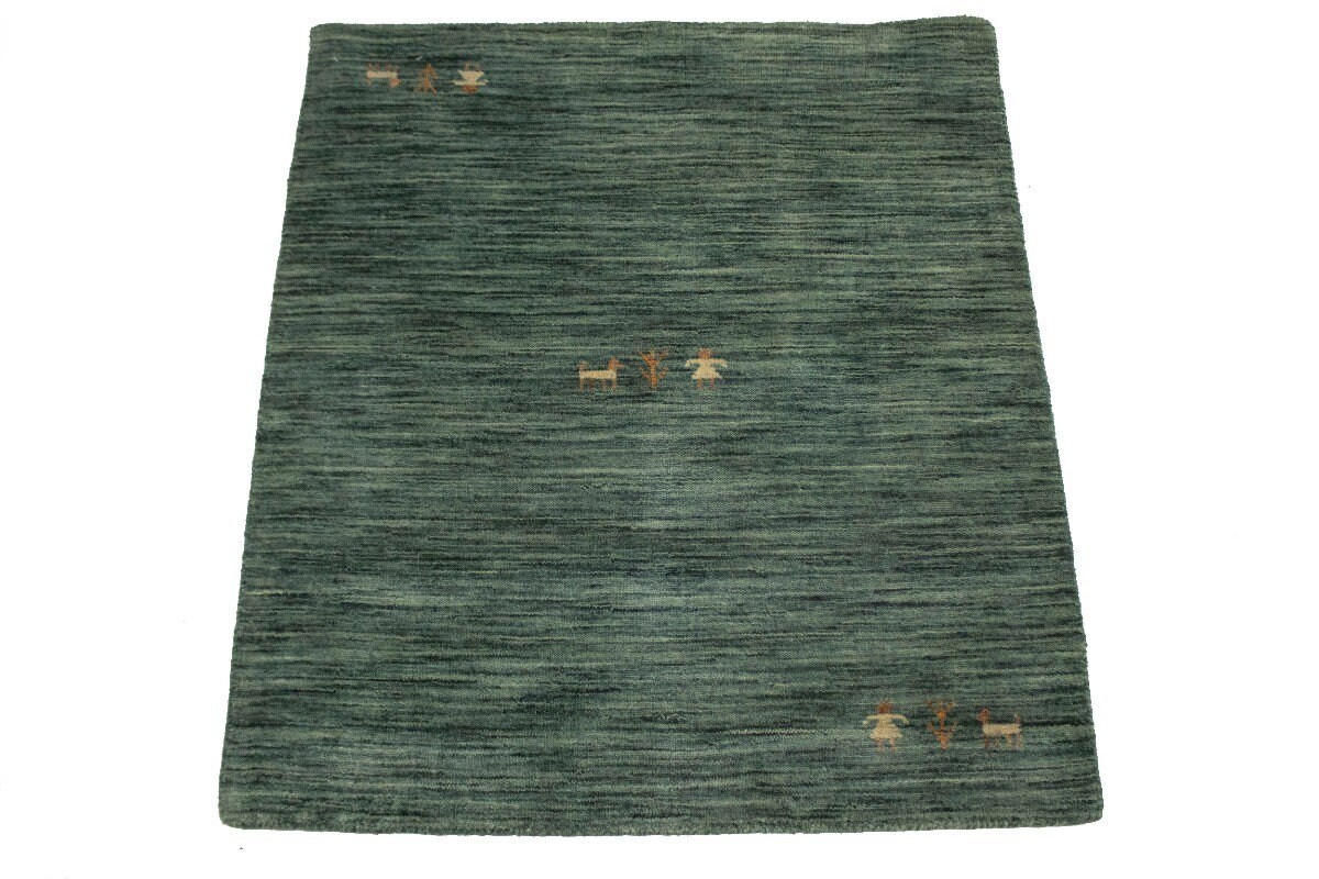 Hunter Green 3x3 Modern Solid Tribal Square Rug Oriental Etsy