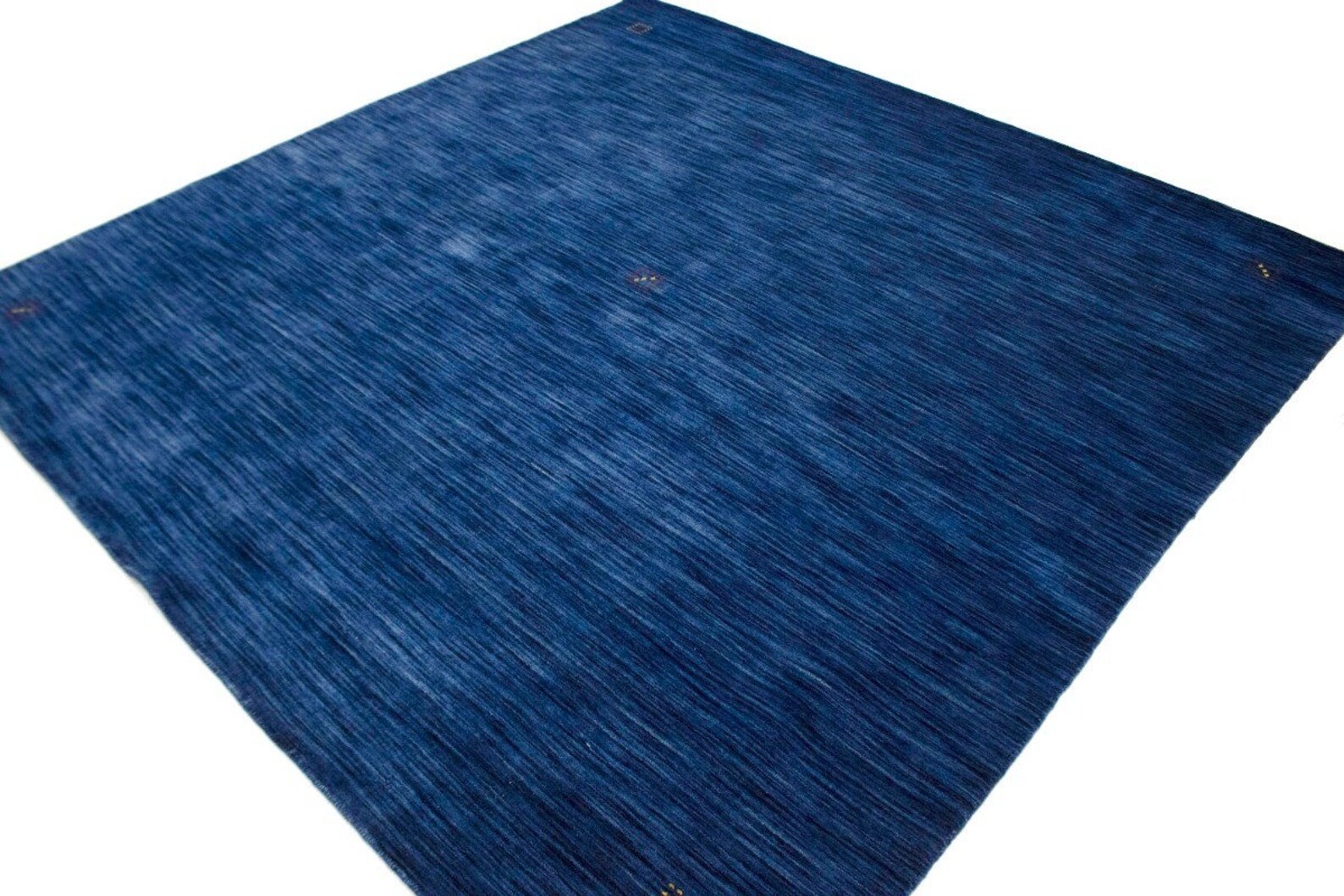 Navy Blue 8x8 Modern Solid Square Rug Oriental Natural Etsy