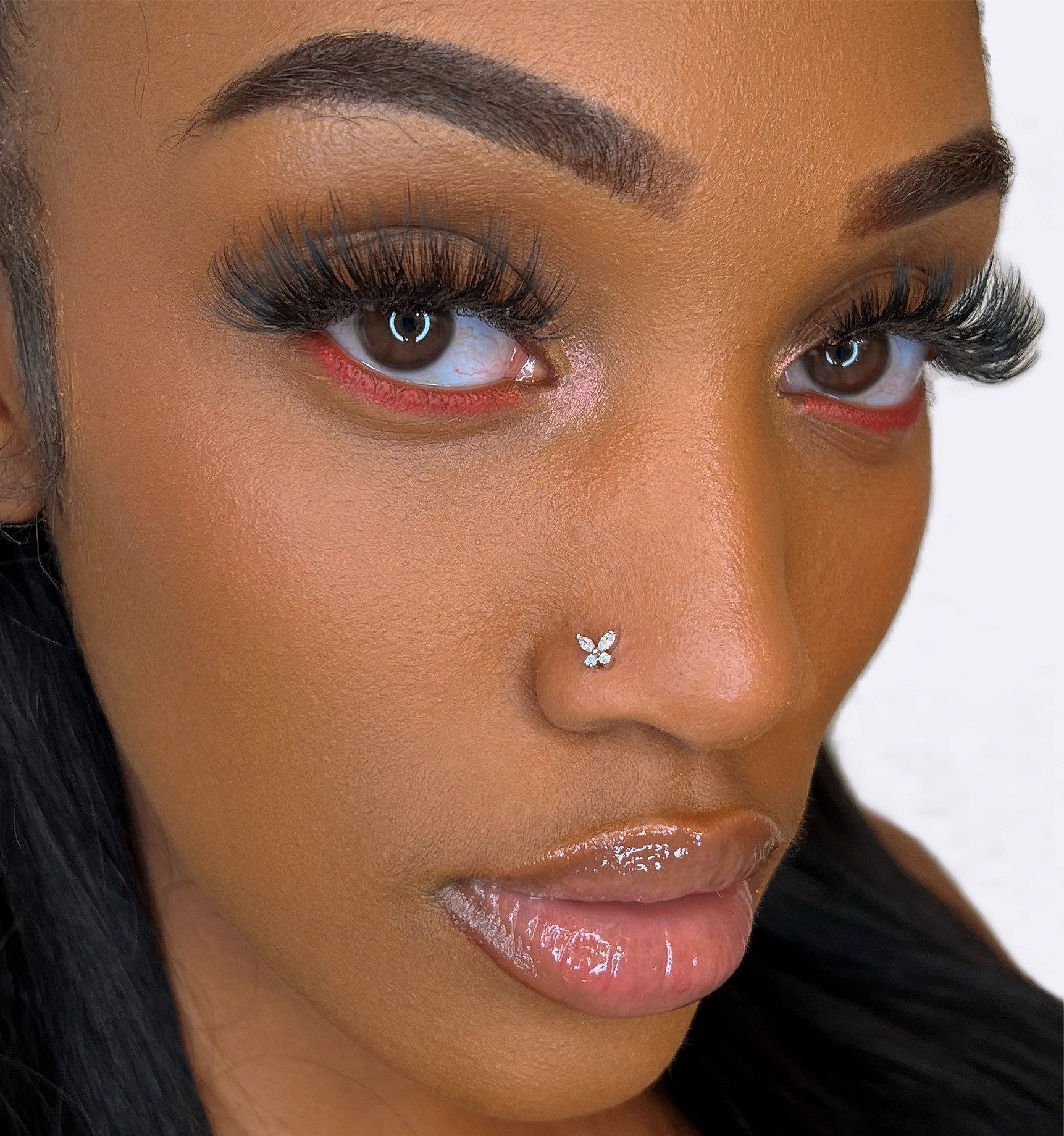Butterfly nose piercing deals