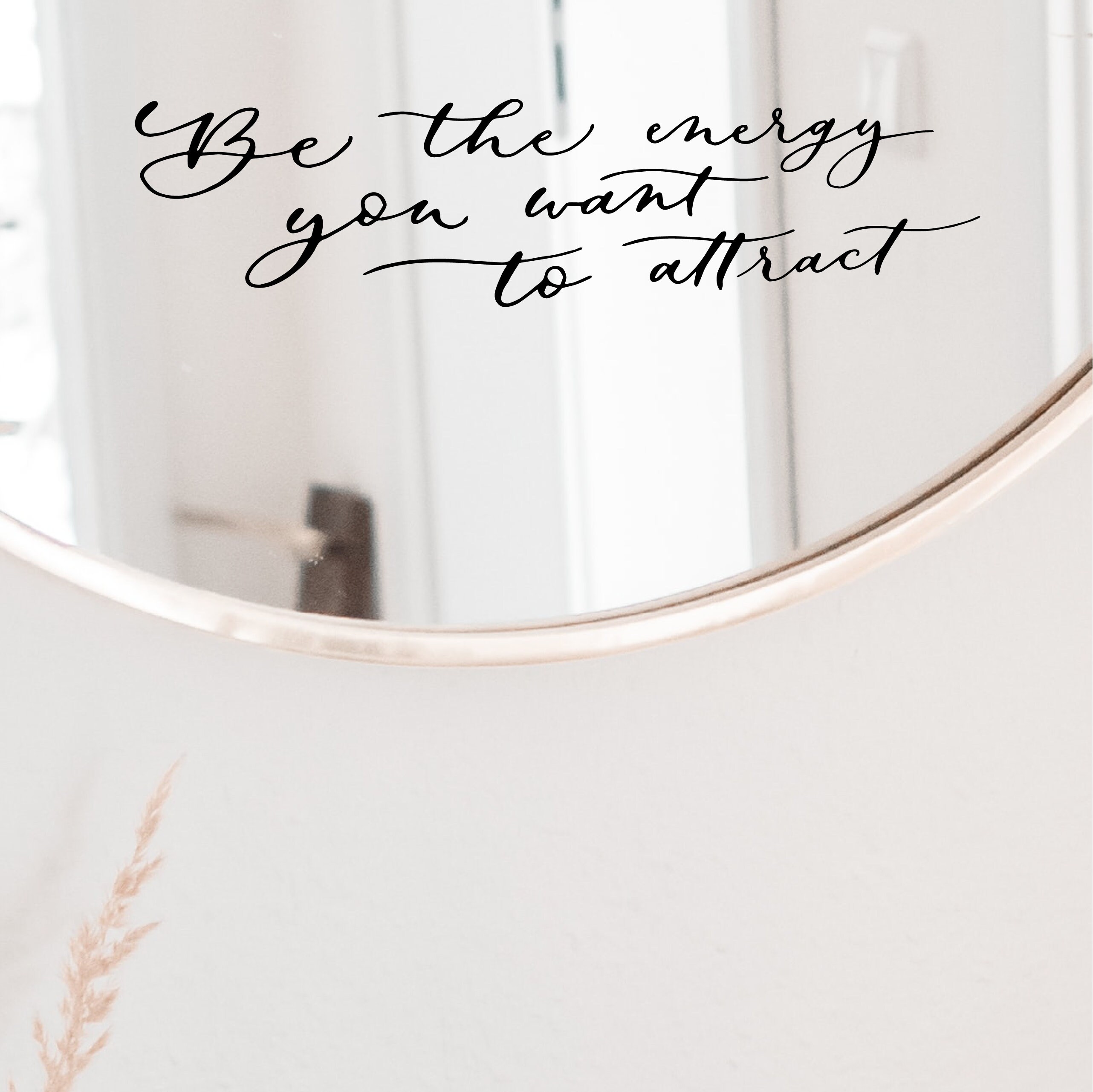 Spiegel Selbstliebe Vinyl Aufkleber Aufkleber Affirmationen Etsy