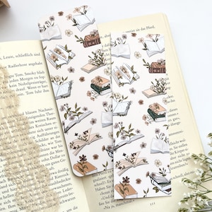 bookmark floral books