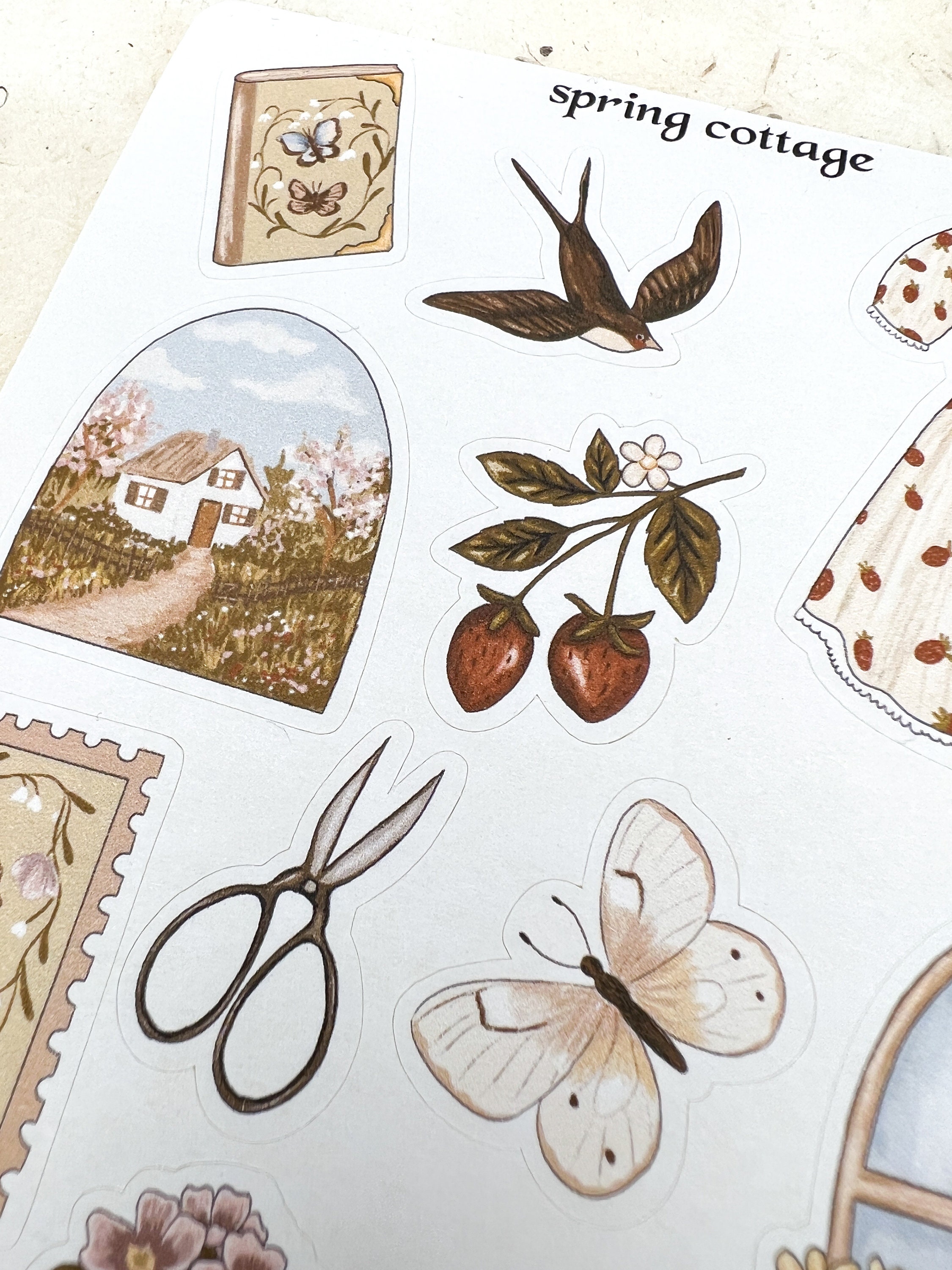 Cottagecore Hobbies Sticker Sheet – May 2021 Add-On Merch – Le Spirit  Designs
