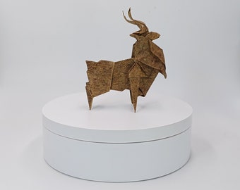 handmade Origami Mountain Goat - Choose Colour