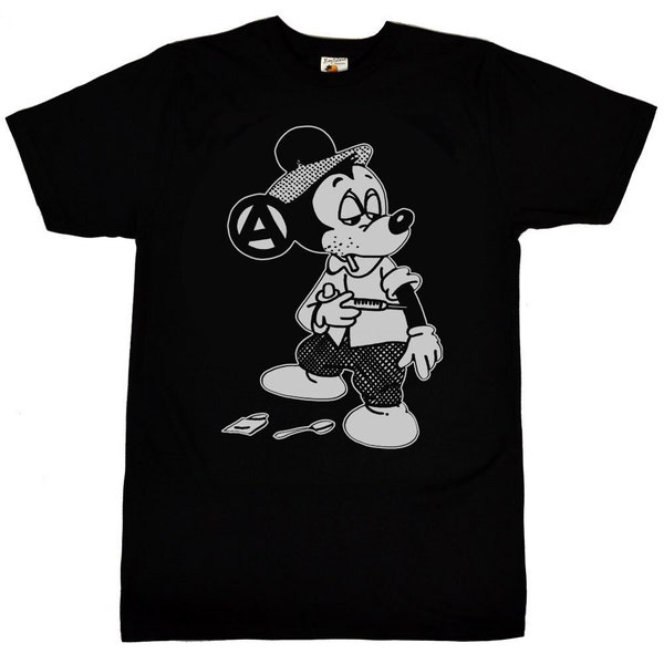 Seditionaries "Mickey Shooting Dope" Men's T-Shirt