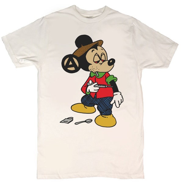 Seditionaries Mickey Shooting Dope Color Men's T-Shirt