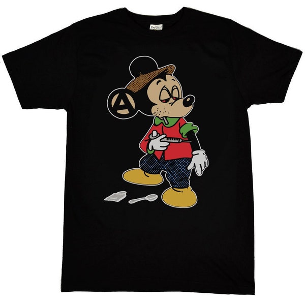 Seditionnaries ""Mickey Shooting Dope"" Männer T-Shirt