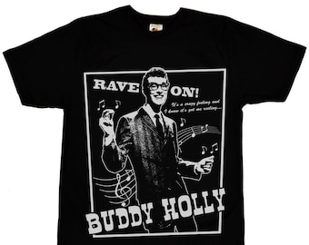 Buddy Holly "Rave On" Men's T-Shirt