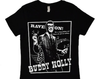 Buddy Holly "Rave On" Women's T-Shirt