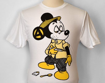 Seditionaries Mickey Shooting Dope T Shirt Etsy