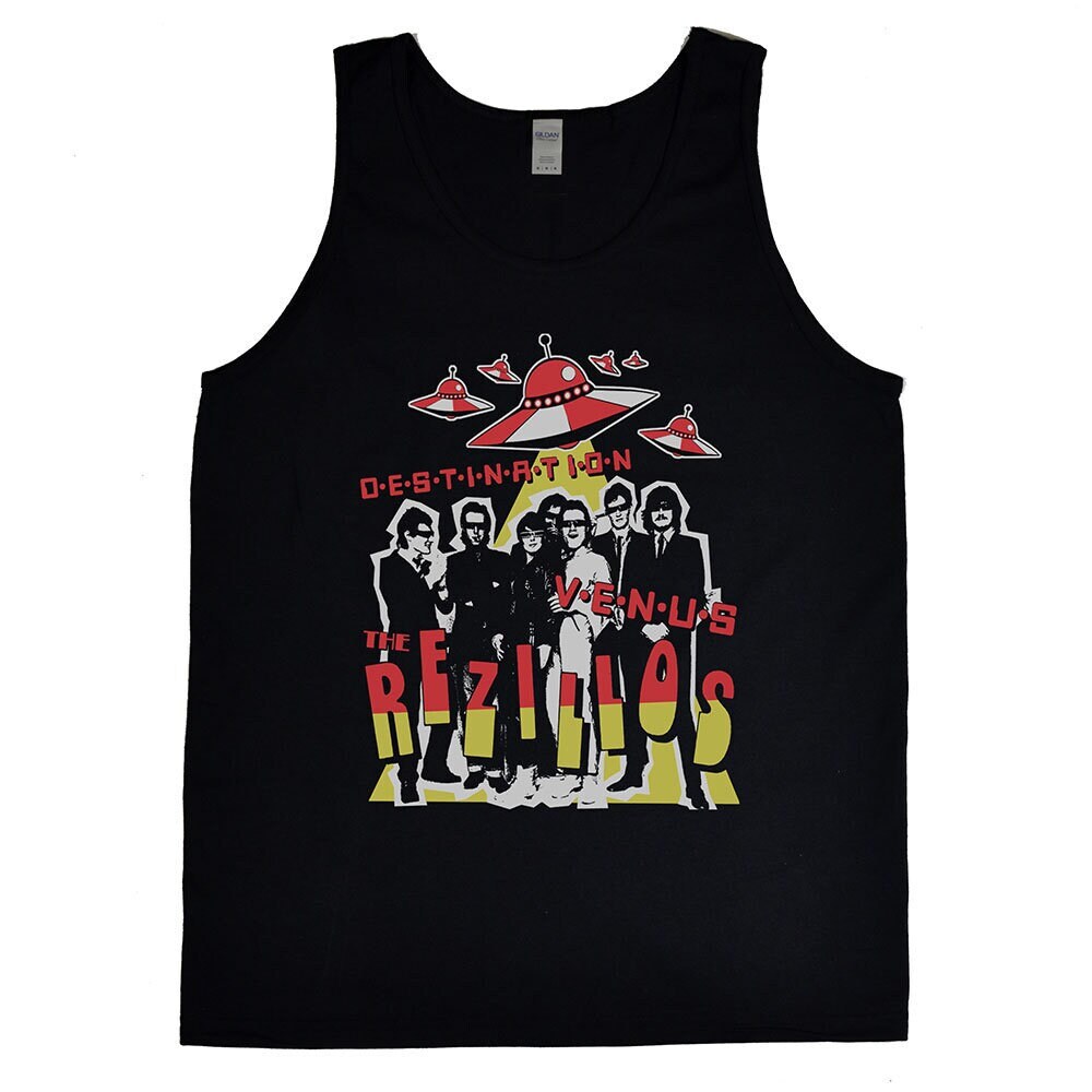 Discover Rezillos, The Destination Venus Mens Tank Top