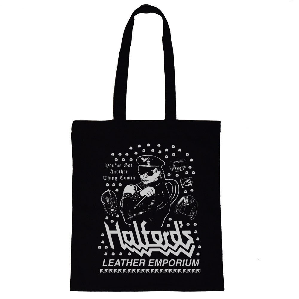 Halford's Leather Emporium Judas Priest Tote Bag